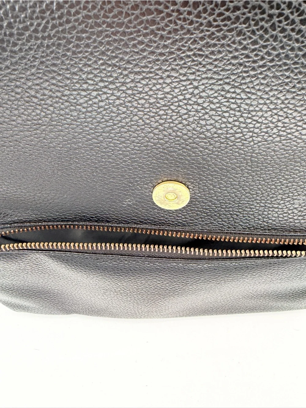 Freshly Picked Classic Diaper Backpack bag Black vegan pebbled leather large